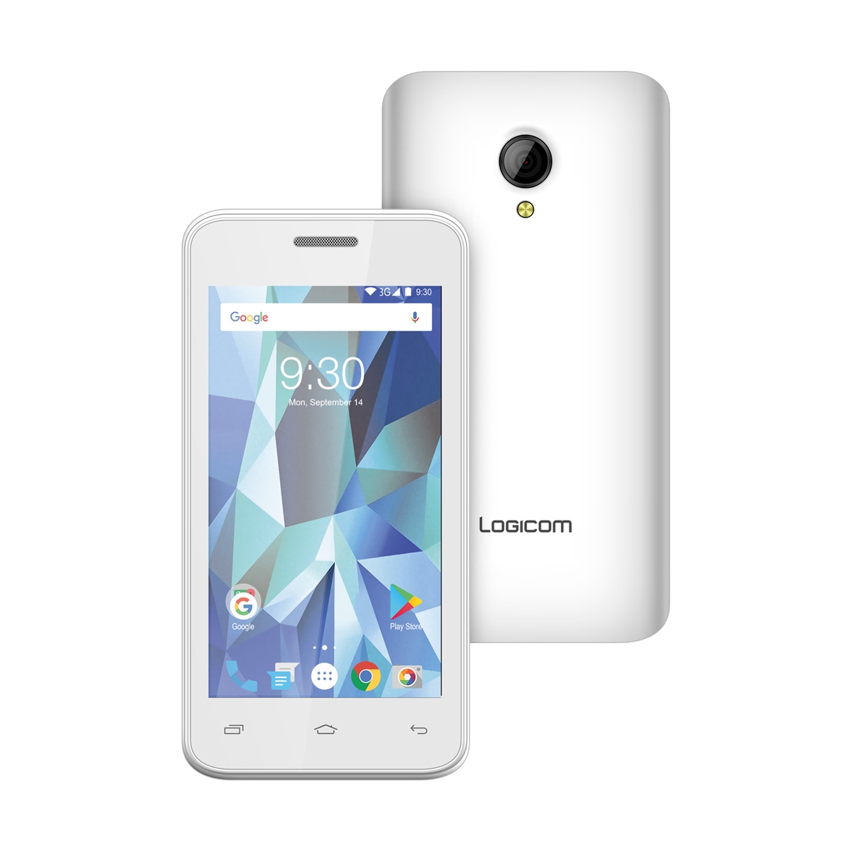 LOGICOM - Smartphone L-Ement 401 blanc 4Go